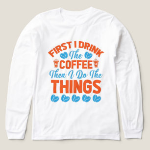 2026年はまずコーヒーを飲んでからやるべきことをやる トライブレンドTシャツ