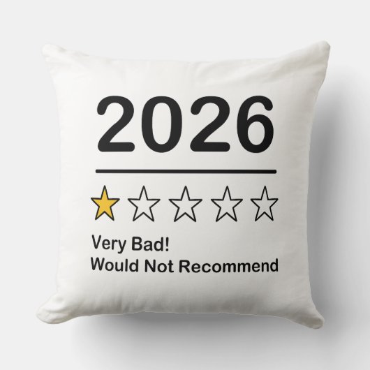 2026年は最低評価なのでおすすめしません クッション (正面)