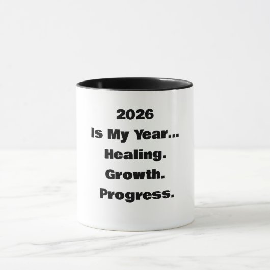 2026年は私の年マグカップ - 新年の名言ギフト マグカップ (中央)