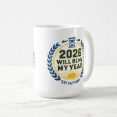 2026年は私の年 コーヒーマグカップ (正面右)