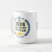 2026年は私の年 コーヒーマグカップ (正面左)