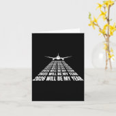 2026年は私の年 面白いユーモア 新年のモチベーション カード (黄色い花)