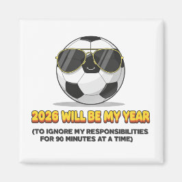 2026年は私の責任を無視する年 マグネット