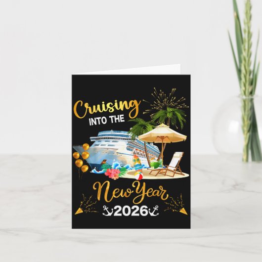 2026年へとクルージング カード (正面)