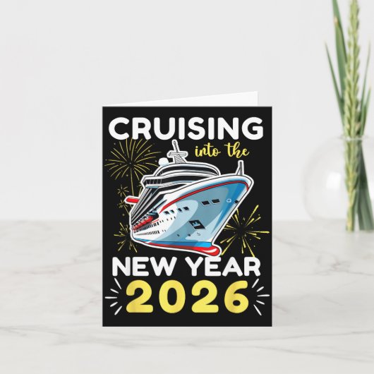 2026年へとクルージング カード (正面)