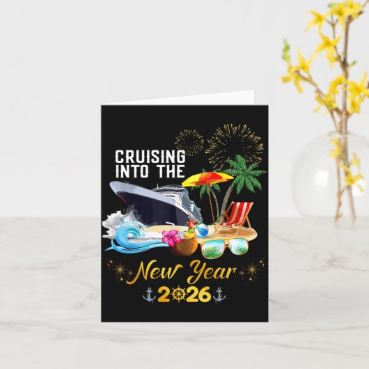 2026年へクルージング カード (黄色い花)