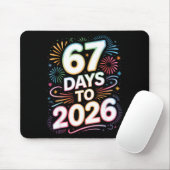 2026年まであと67日 6 7 新年の面白いミーム Six Seven マウスパッド (マウス)