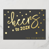 2026年まで乾杯！ 箔シーズンカード (正面)