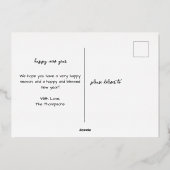 2026年まで乾杯！ 箔シーズンカード (裏面)