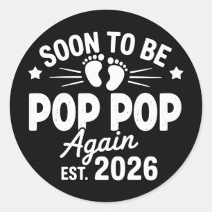 2026年もうすぐおじいちゃん・おばあちゃんに！妊娠 ラウンドシール