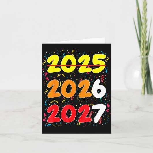 2026年ももうすぐ！2027年 おもしろい67ミーム カード (正面)