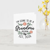 2026年も祖母になるおばあちゃんアンノ カード (黄色い花)