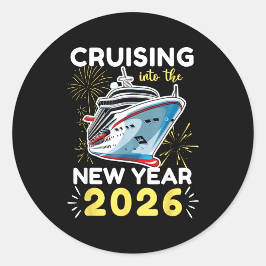 2026年をクルージングでスタート ラウンドシール (正面)