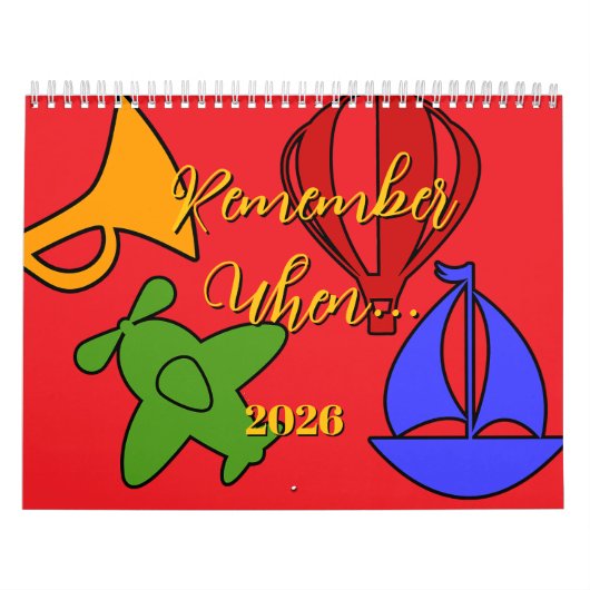 2026年を思い出す カレンダー (カバー)
