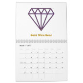 2026年を思い出す カレンダー (3月 2027)