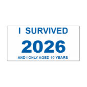 2026年を生き延びた セルフインキングスタンプ (デザイン)
