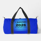 2026年を生き延びた ダッフルバッグ (正面)
