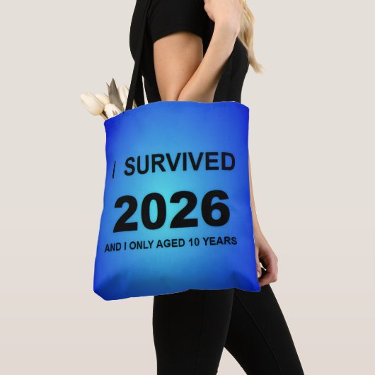 2026年を生き延びた トートバッグ (クローズアップ)