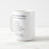 2026年を生き生きと 朝のマインドフルネス コーヒーマグカップ (正面左)