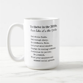 2026年を生き生きと 朝のマインドフルネス コーヒーマグカップ