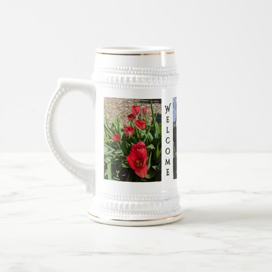 2026年を迎えるRoseWritesのスタインビール ビールジョッキ (左)