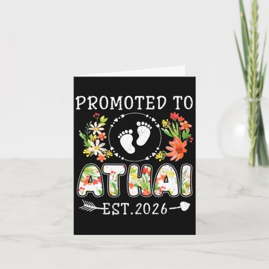 2026年アタイのお花さんに初めてのアント昇格 カード (正面)