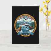 2026年アラスカクルーズ 友達と家族のマッチンググループ カード (黄色い花)