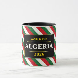 2026年アルジェリアサッカー応援ステッカー 美しいパターン マグカップ