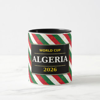 2026年アルジェリアサッカー応援ステッカー 美しいパターン マグカップ