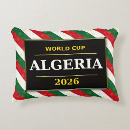 2026年アルジェリアサッカー・フットボールファン柄 アクセントクッション