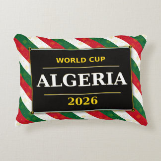 2026年アルジェリアサッカー・フットボールファン柄 アクセントクッション