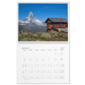 2026年アルプスの自然と風景写真 カレンダー (1月 2027)