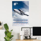 2026年アントノフAn-225ムリヤエンジニアリングカレンダー ポスター (ホームオフィス)