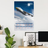 2026年アントノフAn-225 ミャー  追悼 ポスター カレンダー (ホームオフィス)