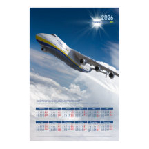 2026年アントノフAn-225 ミャー 追悼 ポスター カレンダー