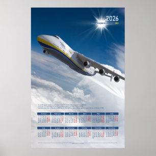 2026年アントノフAn-225 ミャー  追悼 ポスター カレンダー