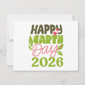 2026年アースデーおめでとう セーブザデート (裏面)