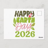 2026年アースデーおめでとう ポストカード (裏面)