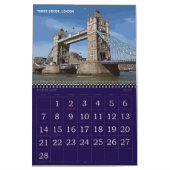 2026年イギリスカレンダー カレンダー (2月 2027)