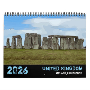 2026年イギリスカレンダー カレンダー
