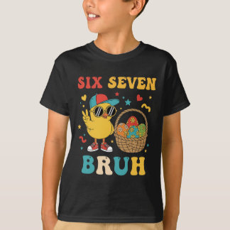 2026年イースターおめでとうシックスセブン ミーム Tシャツ