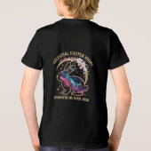 2026年イースターの夜 空に浮かぶウサギの星座 トライブレンドＴシャツ (裏面)