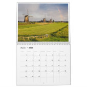 2026年オランダの風車の写真 カレンダー (3月 2026)