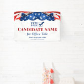 2026年カスタムの選挙運動候補者 横断幕 (インサイチュ)