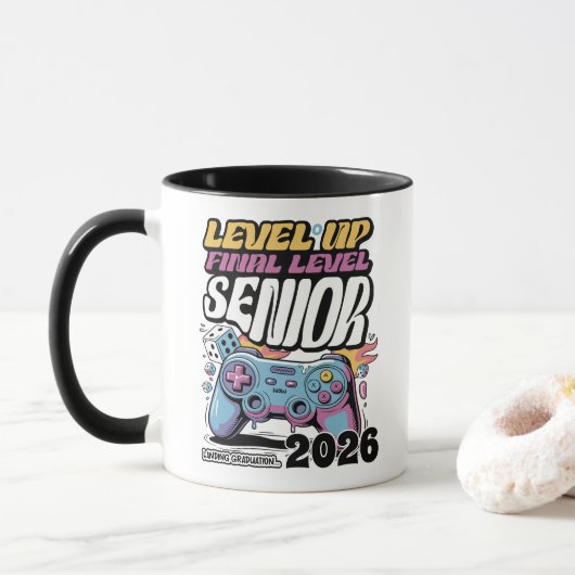 2026年カスタムゲーマー卒おもしろい業科 マグカップ (ドーナツ)