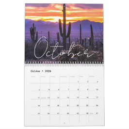 2026年カスタムサンセットカレンダーカリフォルニア&アリゾナ カレンダー