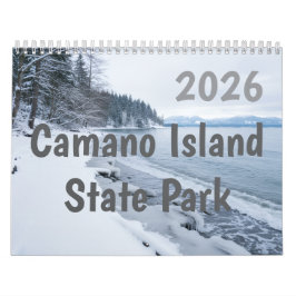 2026年カマノ島州立公園パーソナライズ カレンダー