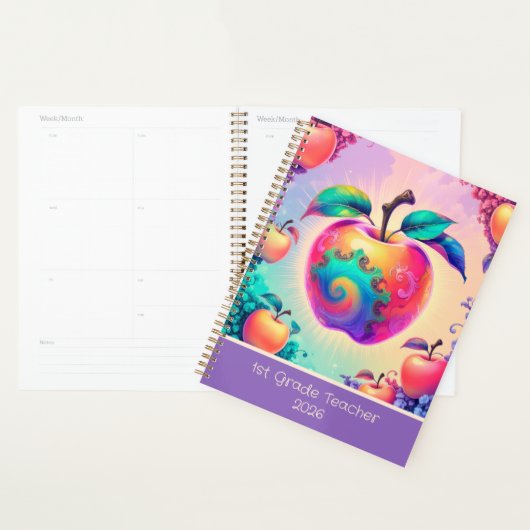2026年カラフル1年生先生用apple プランナー手帳 (ディスプレー)