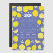 2026年カレンダシトラスレモンパターン (正面/裏面)