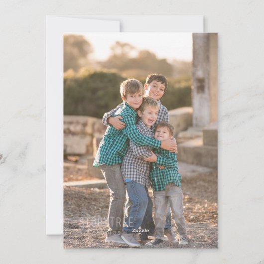 2026年カレンダベージュ2カスタム枚の写真新年おめでとう シーズンカード (裏面)